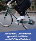Diensträder - Lastenräder - gewerbliche Räder (gilt auch für E-Bikes/Pedelecs)
